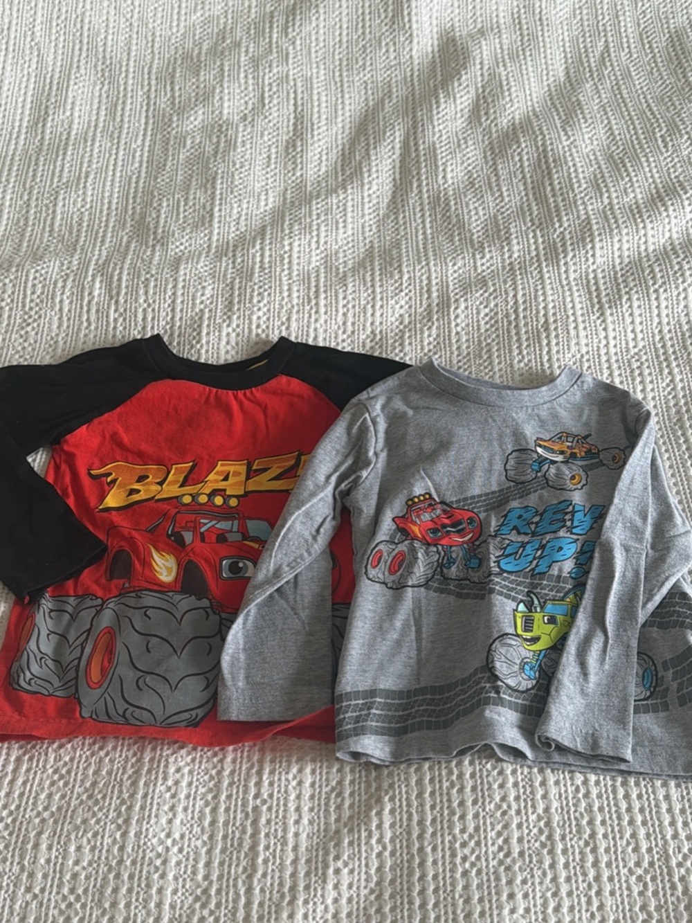 Kids Long-Sleeve Graphic Tee Set - Blaze and the Monster Machine